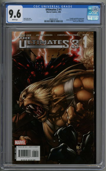 Ultimates 3 #1 CGC 9.6 Magneto Sabretooth Brotherhood of Evil Mutants