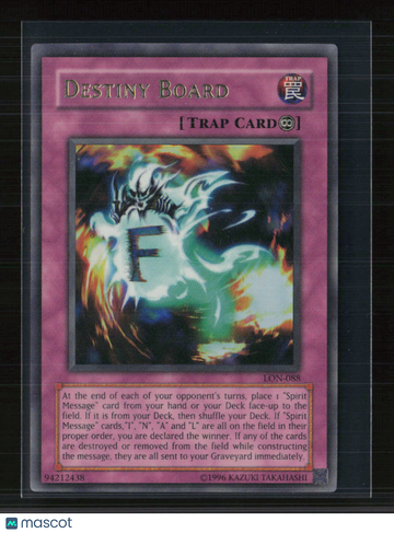 Yu-Gi-Oh! TCG 2003 Yu-Gi-Oh! Labyrinth of Nightmare Destiny Board Continuous Trap