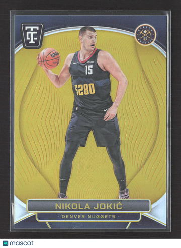 2025 Panini Totally Certified Nikola Jokic #19 Gold 10/10