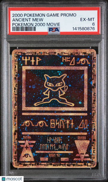 Pokemon Game Movie Ancient Mew Holo Promo Pokemon 2000 Movie PSA 6