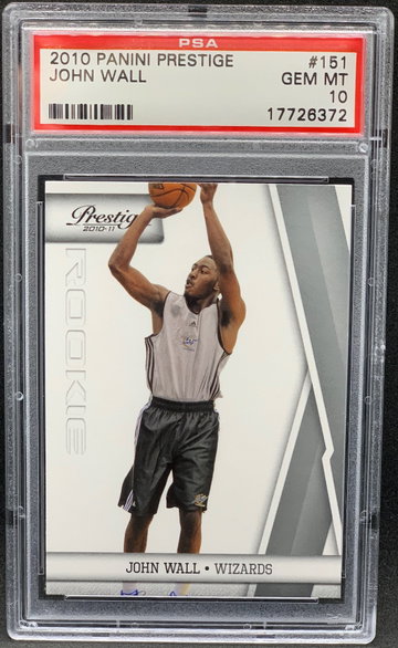 John Wall 2010 Panini Prestige #151 Rookie PSA 10