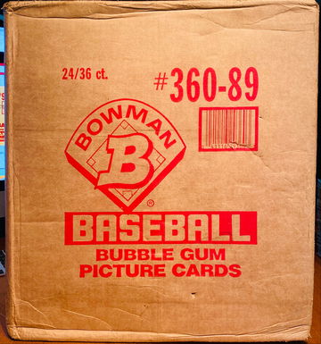TE2: 1989 Bowman Baseball Unopened Wax Box (FASC)