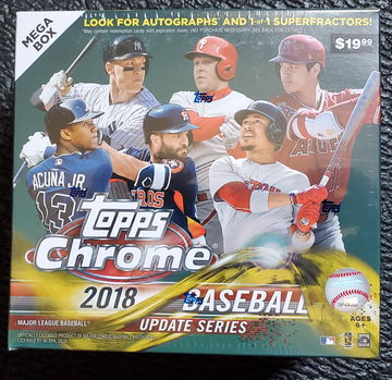 2018 Topps Chrome Update Mega Box