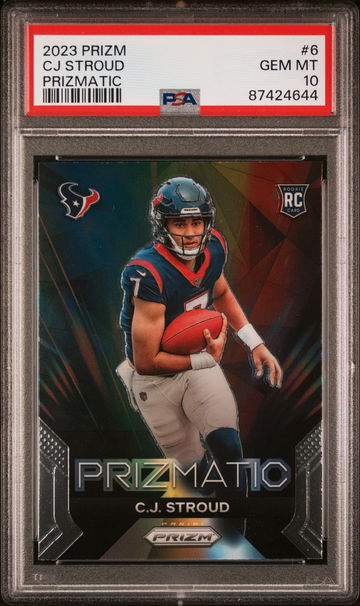 2023 PANINI PRIZM PRIZMATIC CJ STROUD #6 RC ROOKIE PSA 10