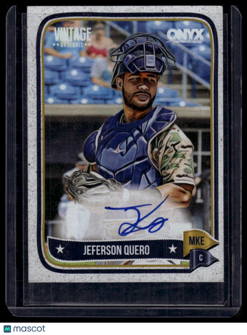 2024 Onyx Vintage Jeferson Quero #VAJEQU Autographs AU