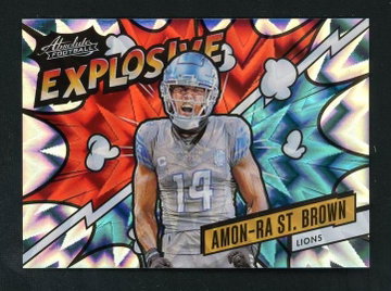 2023 Panini Absolute EX-ASB Amon-Ra St. Brown Explosive Lions