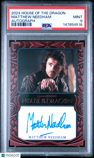 2024 Rittenhouse House Of The Dragon Season One Autographs Matthew Needham PSA 9