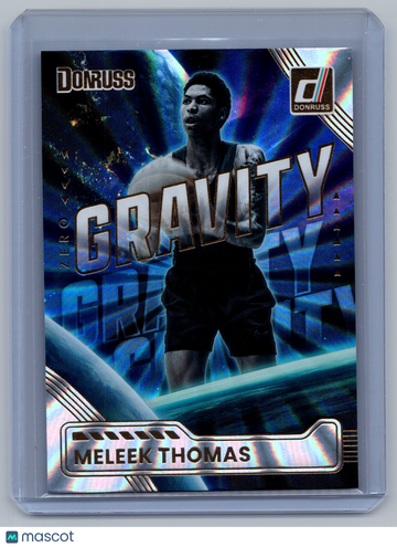 2025 Panini Donruss Zero Gravity Meleek Thomas #17 Silver Laser