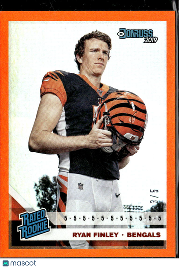 2019 Donruss Ryan Finley #306 Orange /5