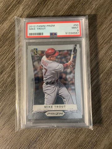 2012 Panini Prizm Mike Trout PSA 9