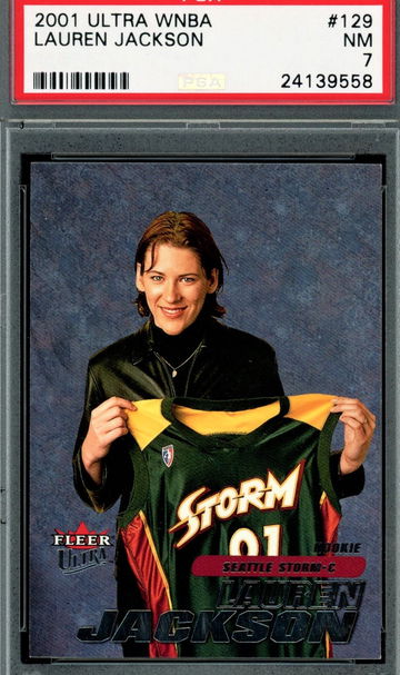 2001 Ultra WNBA #129  Lauren Jackson  RC  HOF  PSA 7  Storm