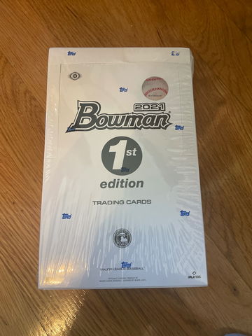 2021 bowman 1st edition hobby box