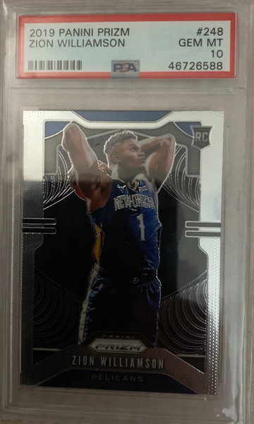 Zion Williamson Prizm PSA 10