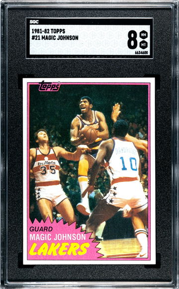 1981 Topps Magic Johnson #21 SGC 8 - just graded (BillsGridironGreats)
