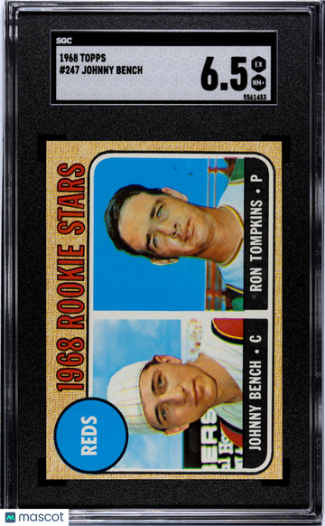 1968 Topps Johnny Bench #247 SGC 6.5
