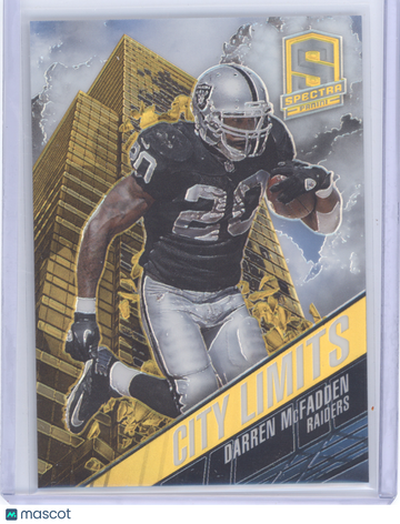 2013 Panini Spectra City Limits Darren McFadden #17 Gold 05/10