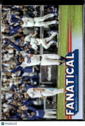 Mookie Betts 2025 Topps Chrome Fanatical Los Angeles Dodgers