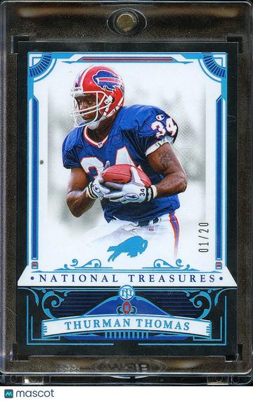 Thurman Thomas 2026 Panini National Treasures Football /20 Buffalo Bills