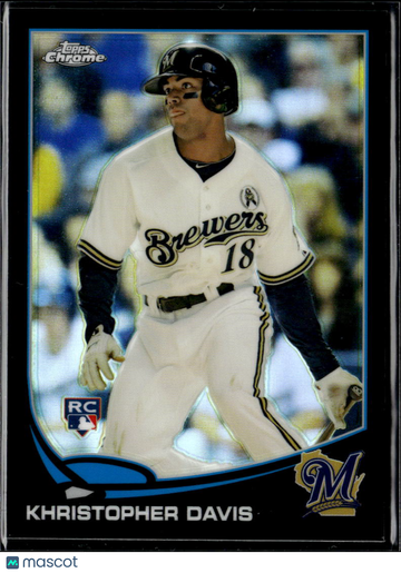 2010 Topps Chrome Khristopher Davis #22 Refractor /100 RC