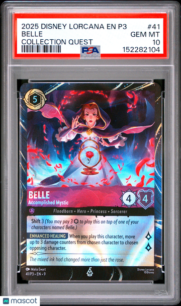 Promo 3 Belle - Accomplished Mystic Foil Special PSA 10 #41/P3
