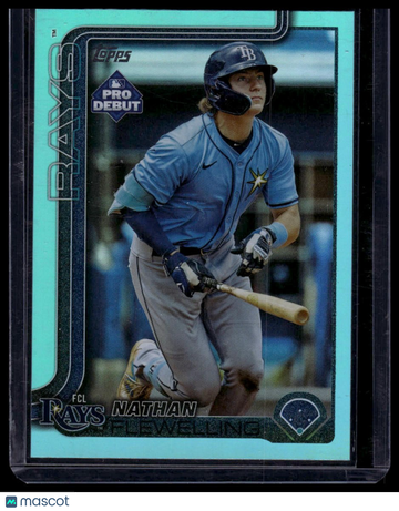 2025 Topps Pro Debut Nathan Flewelling #PD-106 Aqua Foil SN