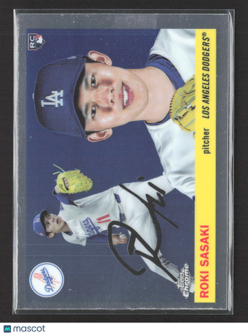 2025 Topps Chrome Roki Sasaki #239 RC Auto
