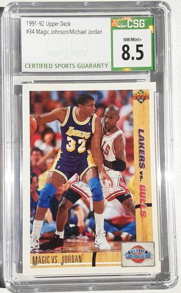 1991-92 Upper Deck Magic vs Jordan #34 CSG 8.5