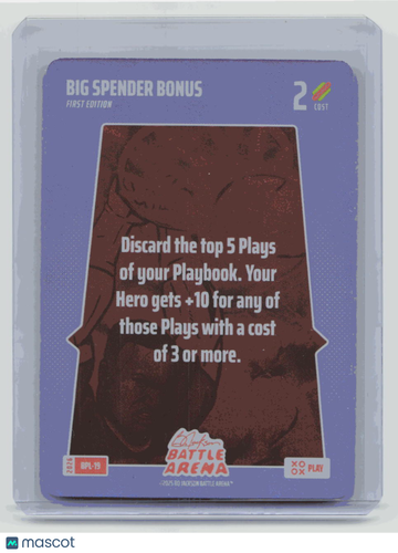 2026 Bo Jackson Battle Arena Big Spender Bonus #BPL-19 Bonus Plays Bonus Plays First Edition