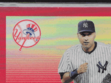 2025 Topps Chrome Derek Jeter #458 Red Refractor /5