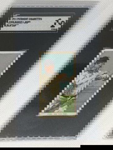 1909 T206 Piedmont Tobacco Ford N. Y. American Baseball Card SGC 1  Black Cap