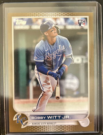 2022 Topps Update Bobby Witt Gold 0695/2022