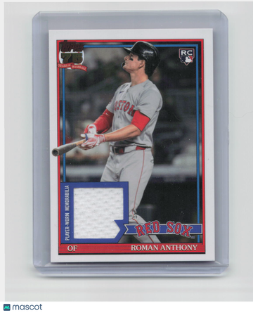 2026 Topps Series 2 1991 Topps Baseball Relic Roman Anthony #91R2-RA Rookie Patch