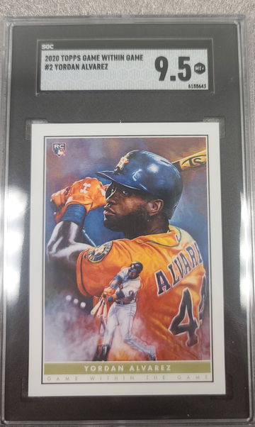 Yordan Alvarez 2020 Topps Game Within the Game SGC 9.5