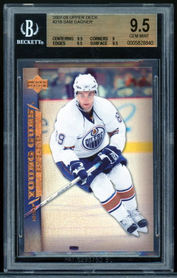 2007-08 Upper Deck #218 Sam Gagner BGS 9.5 Gem-Mint