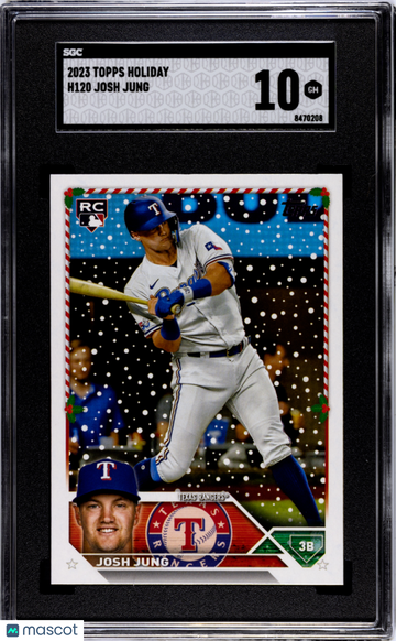 2023 Topps Holiday Josh Jung #H120 SGC 10