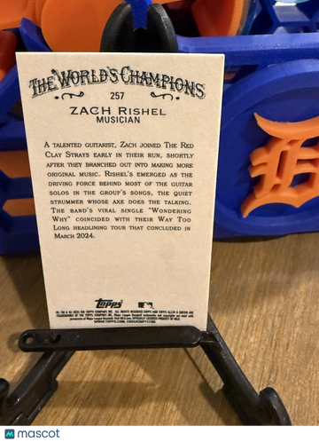 2025 Topps Allen & Ginter Zach Rishel #257 Mini Gold Border