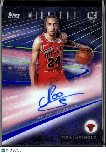 2025 Topps Midnight Rookie Horizon Signatures Noa Essengue #RHS-NE RC