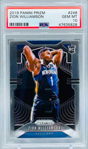 2019 Zion Williamson Prizm PSA 10