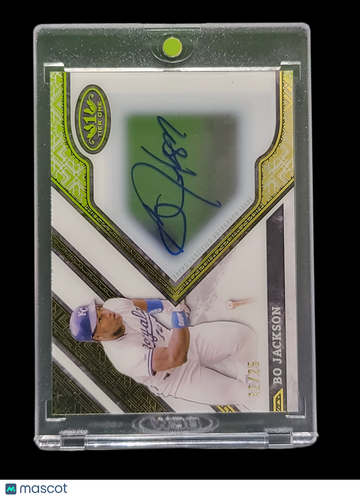 2025 Topps Tier One Bo Jackson #CPA-BJ /25 Clearly Perfect Autographs