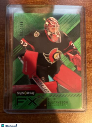 2021-22 Upper Deck Synergy Filip Gustavsson #FXR-FG Rookie