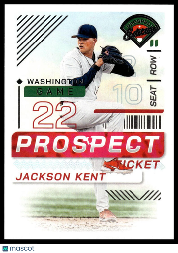 2024 Panini Prospect Edition Jackson Kent #168