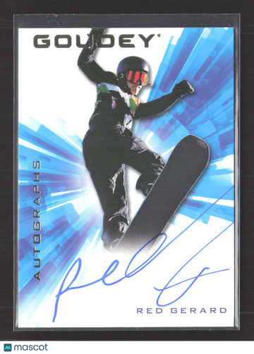 2021 Upper Deck Goodwin Champions Goudey Autographs Red Gerard #GA-RG Auto