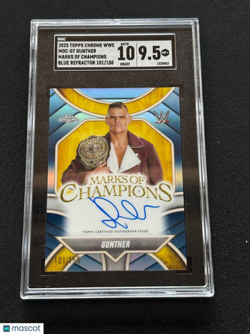 2025 Topps Chrome Gunther #MOC-GT Chrome SGC 9.5 Auto 10