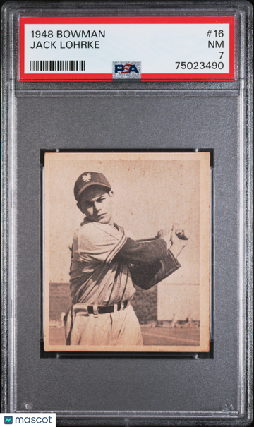 1948 Bowman Jack Lohrke #16 PSA 7