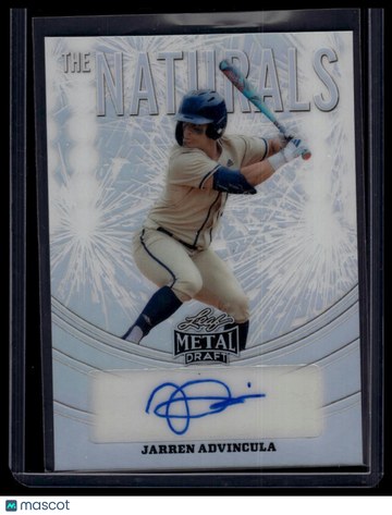 2026 Leaf Metal Draft Jarren Advincula #TN-JA1 The Naturals AU