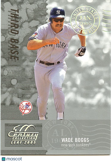 Wade Boggs 2004 Leaf Silver New York Yankees