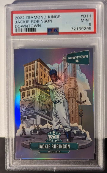 PSA 9 2022 Diamond Kings Jackie Robinson Downtown #D11 Mint