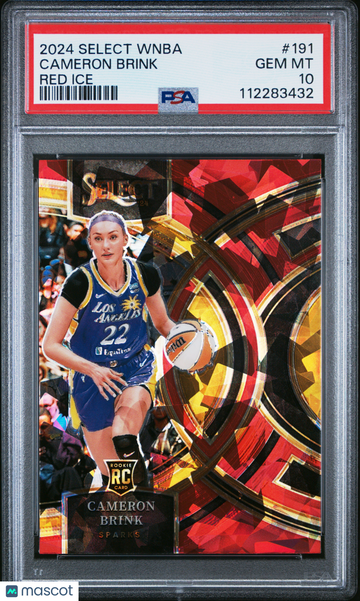 2024 Panini Select WNBA Cameron Brink #191 Red Ice PSA 10