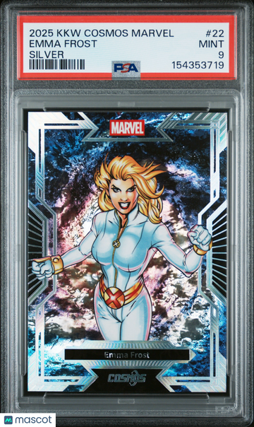 2025 Kakawow Cosmos Marvel Cosmos Silver Emma Frost #22 PSA 9