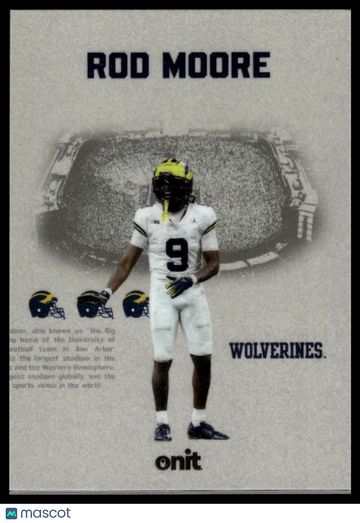 2025 ONIT Athlete Michigan Wolverines Rod Moore #VS-9 Vestige